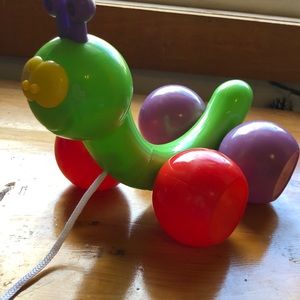 Fun Time Charlie The Caterpillar Pull Toy